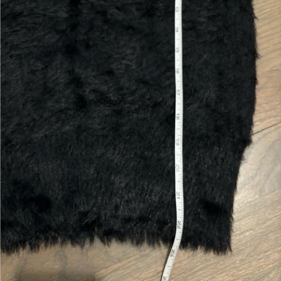 Anthropologie Knitted & Knotted Black Faux Knit Sweater. Like new! S - Picture 9 of 11